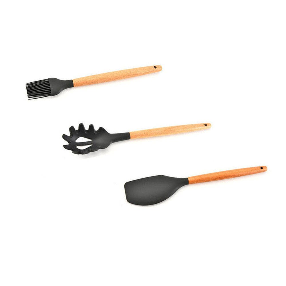 3Pcs/set Silicone Kitchen Utensil Set – For Cooking, BPA Free, Non Toxic Three Tools
