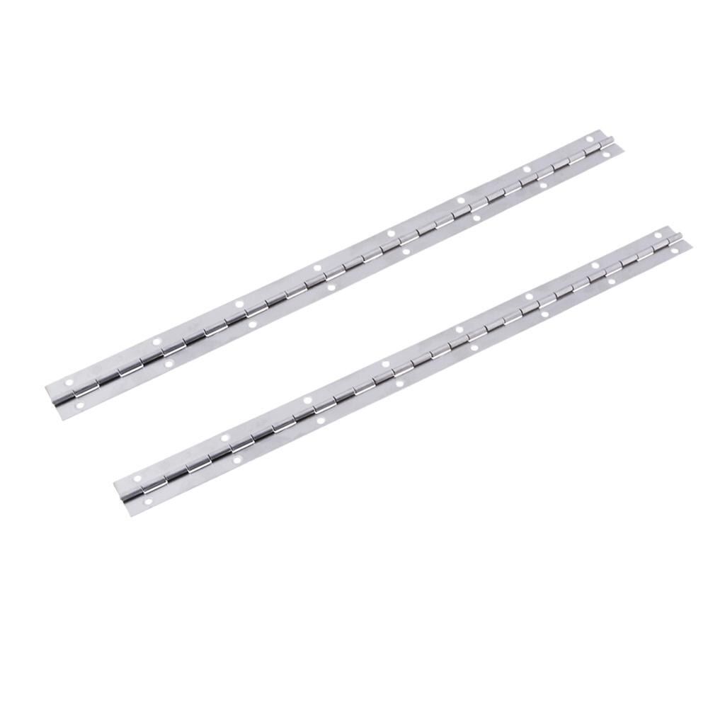2pcs 15inch X1inch Boat Piano Hinge Stainless Marine Deck &amp; Cabin Hardware