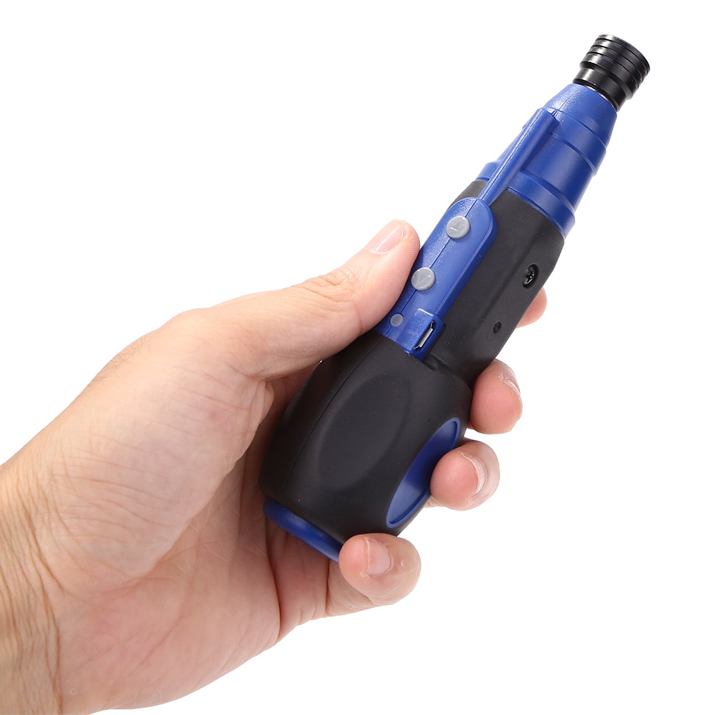 Stort dreiemoment mini elektrisk skrutrekker usb-lading elektrisk skrutrekker anti-skli håndtak drill multifunksjonsbor elektroverktøy