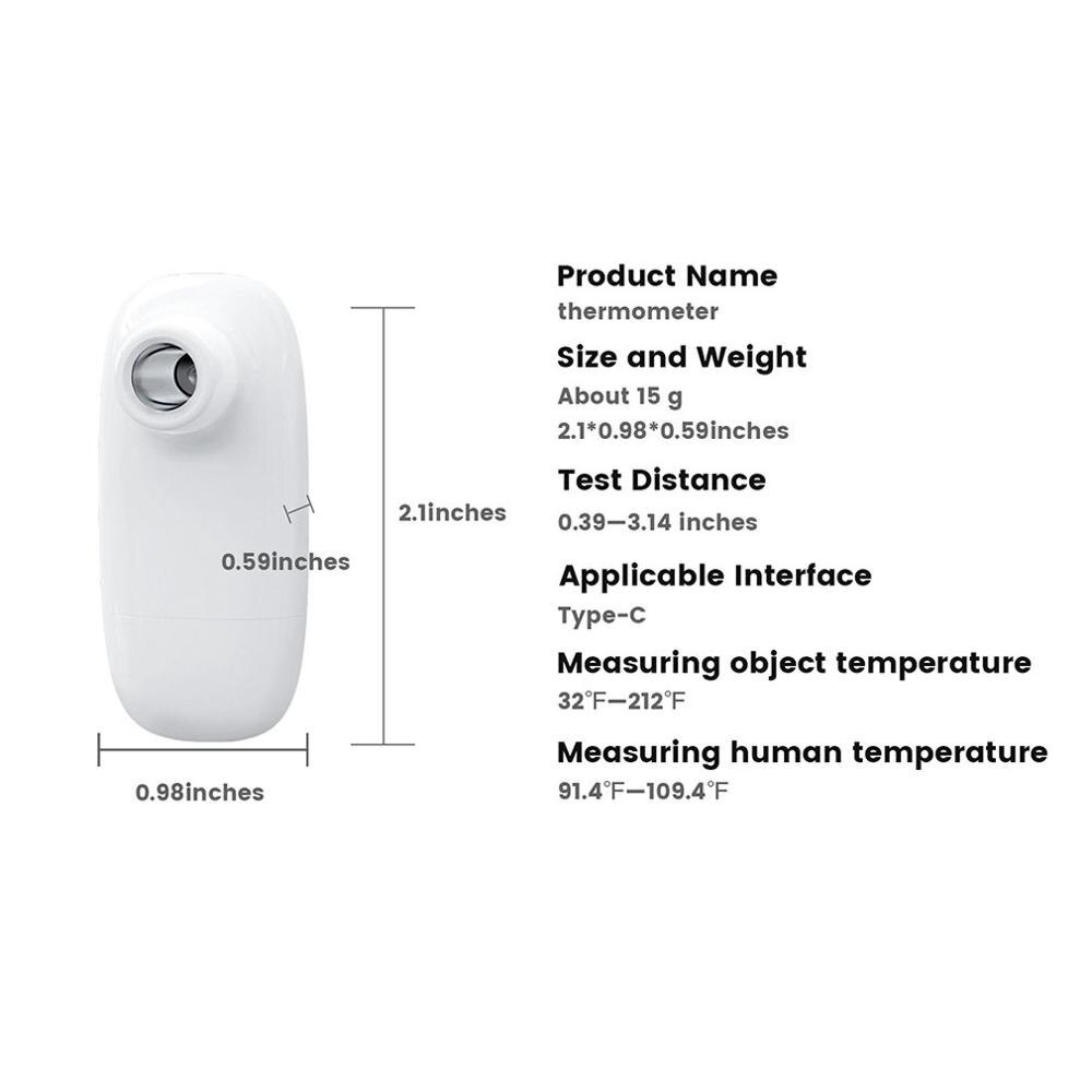 Infrared Thermometer ThermoDock For Android Mobile Phones Phone Thermometer With Machine Temperature Measurement Companion