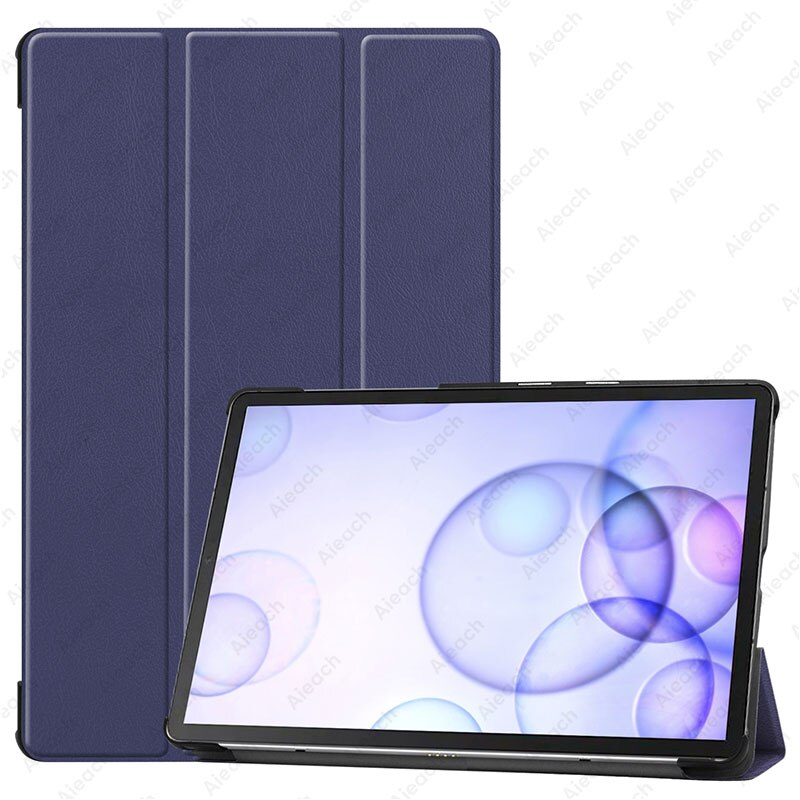 For Samsung Galaxy Tab S6 10.5 SM-T860 SM-T865 Case Magnetic Stand Cover For Galaxy Tab S6 10.5 Tablet Case Funda Capa: Navy blue