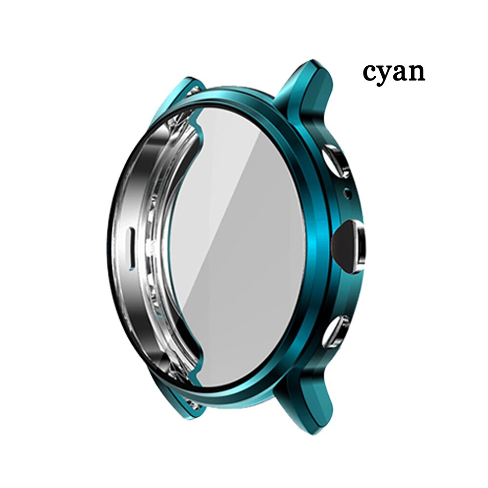 Tencloud Protective Case For Fossil Gen 5 Carlyle Soft TPU Protector For Gen 5 Carlyle Full Screen Cover Bumper Anti-shock Shell: cyan