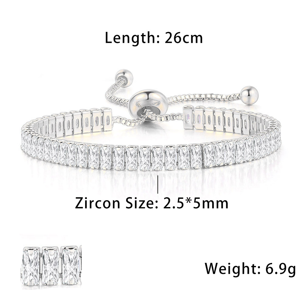Modische Diamant Tennis Armbänder für Frauen blendend Verschiedene bilden Kristall Kette auf Hand Trend sexy Party Zubehör Schmuck
