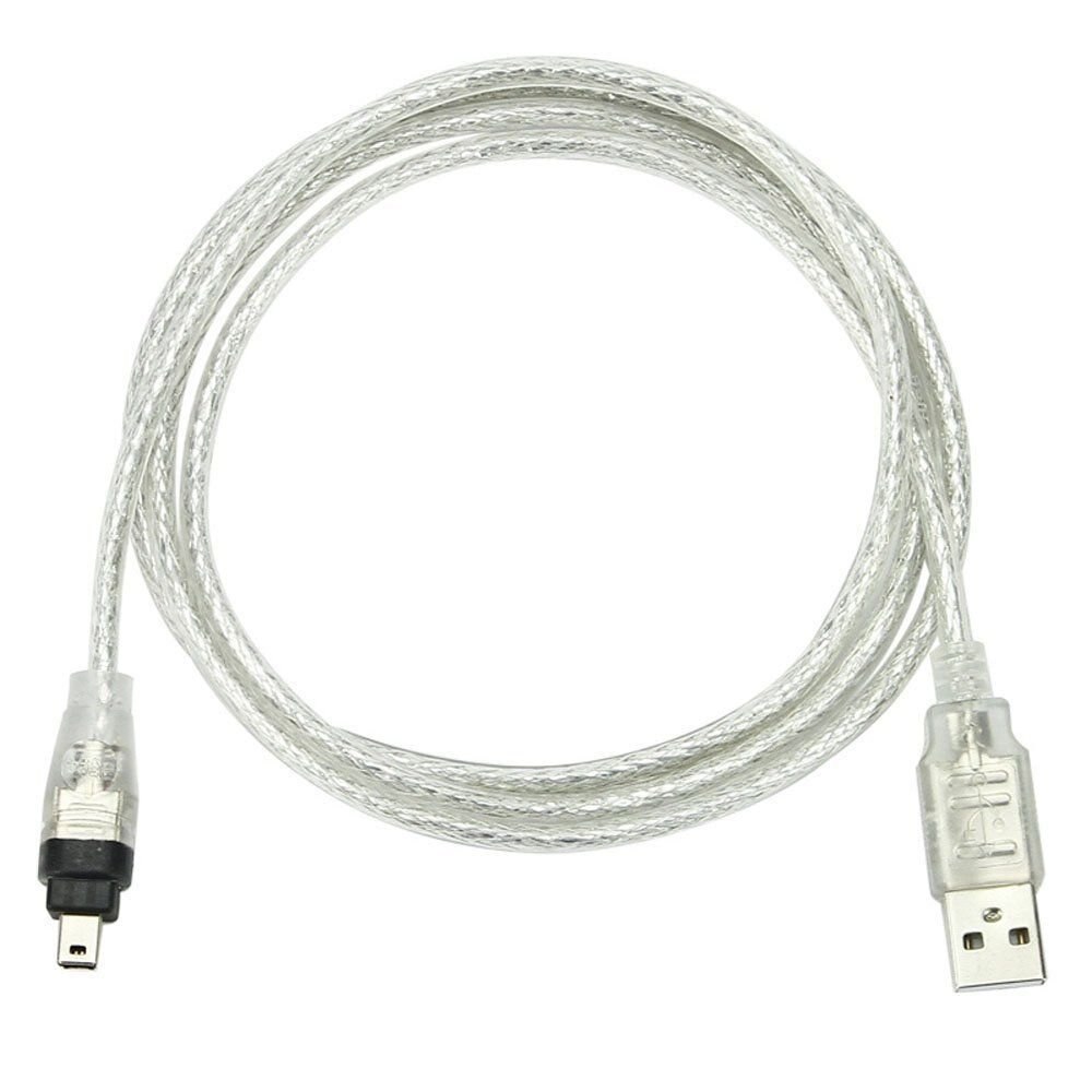 LBSC Usb-kabel, IEEE 1394 4 Pin naar USB Mini Plug Firewire voor MINI DV HDV camcorder te Bewerken 1.4 M