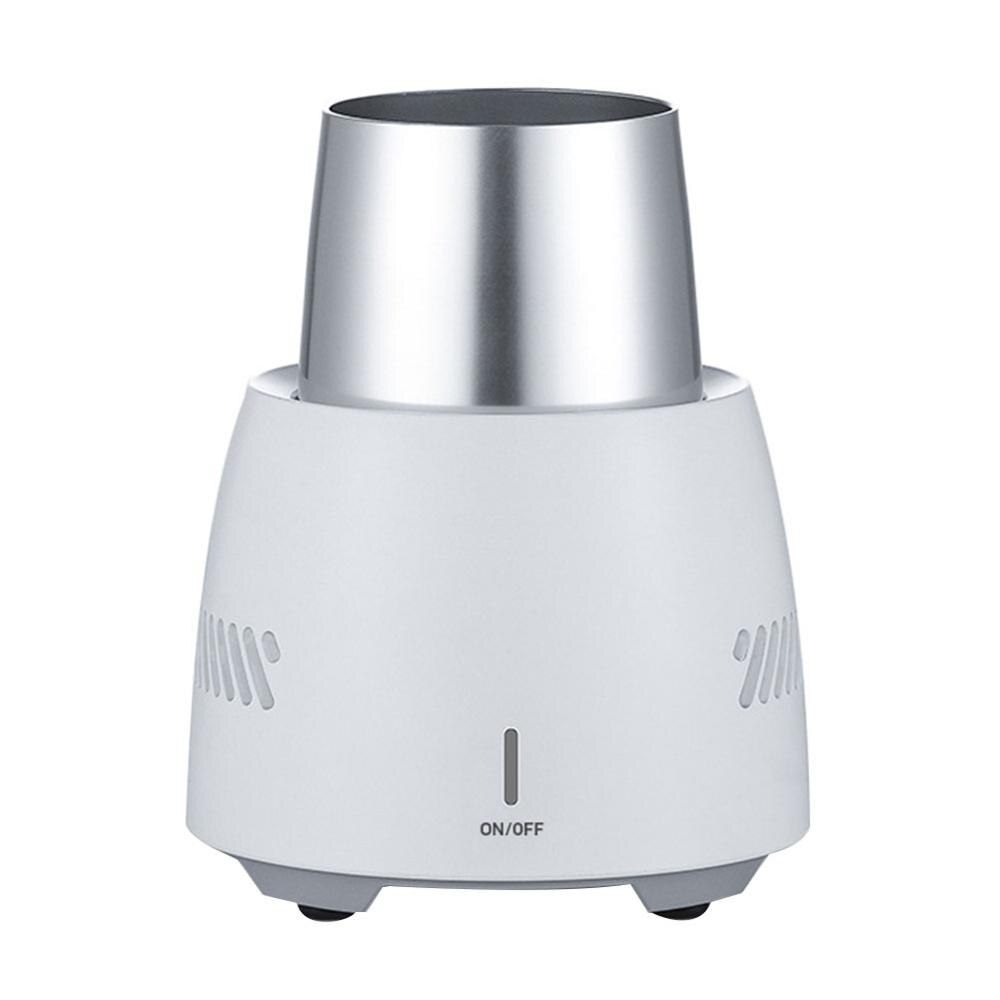 Large Capacity Beverage Can Cooler Beer Bottle Insulator for Water Soda Drinks: White EU Plug