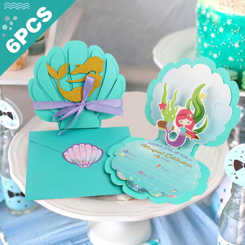 Ourwarm 12 Stuks Kleurrijke Mermaid Bags Mermaid Feestartikelen Kinderen Verjaardagscadeautjes Mermaid Favor Bag Dozen Snoep Baby Shower