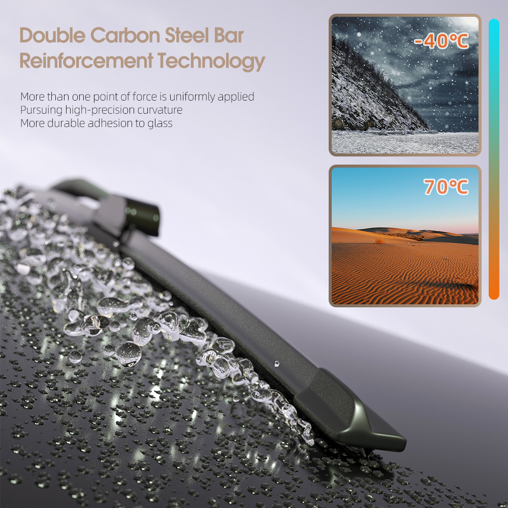 For Peugeot RCZ Front Windshield Wiper Blades 2pcs Windscreen Window Accessories