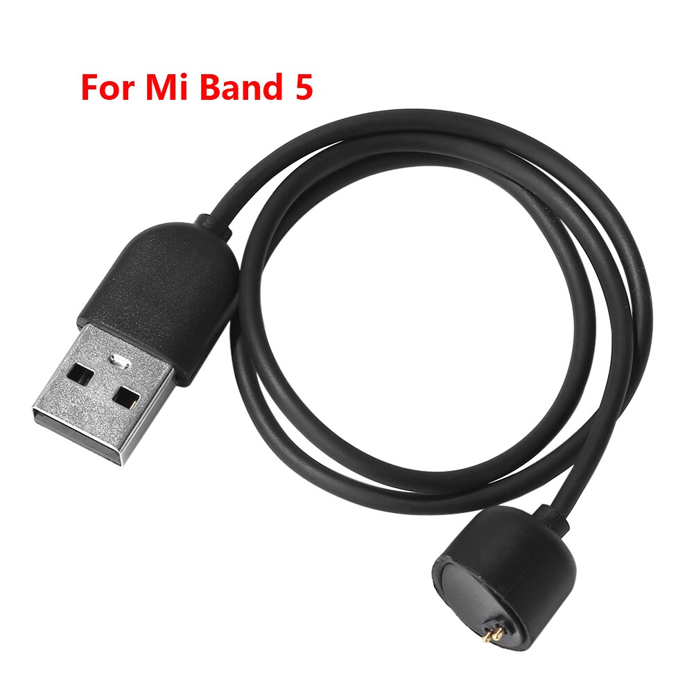 För xiaomi mi band 5 4 3 2 usb-laddartråd smart kabel datadocka utbyte docka laddningskabel bärbar snabbladdningskabel: För  m5 20cm