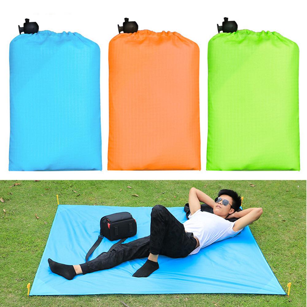 Mini esterilla portátil de bolsillo para acampar, impermeable, a prueba de humedad, para pícnic, plegable, para playa, escalada, para dormir