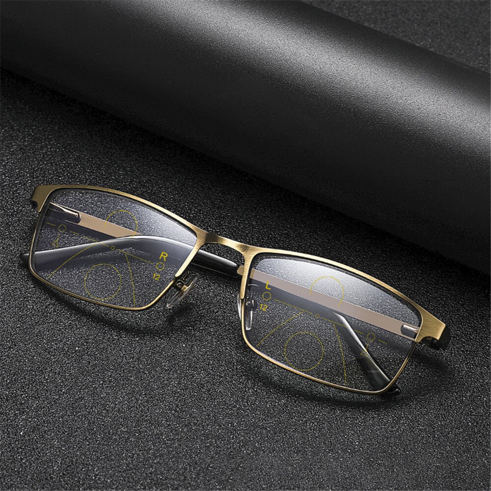 1 pc Unisex Progressive Multifocal Reading Glasses Anti Blue Light Radiation Presbyopia Eyeglasses Adjustable Vision Eyewear