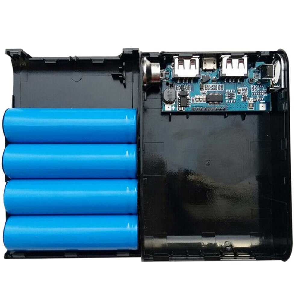 LED5V 12000mah Dual USB Energie Bank 18650 Batterie Ladegerät fallen DIY Kasten Für Telefon DIY Energie Bank