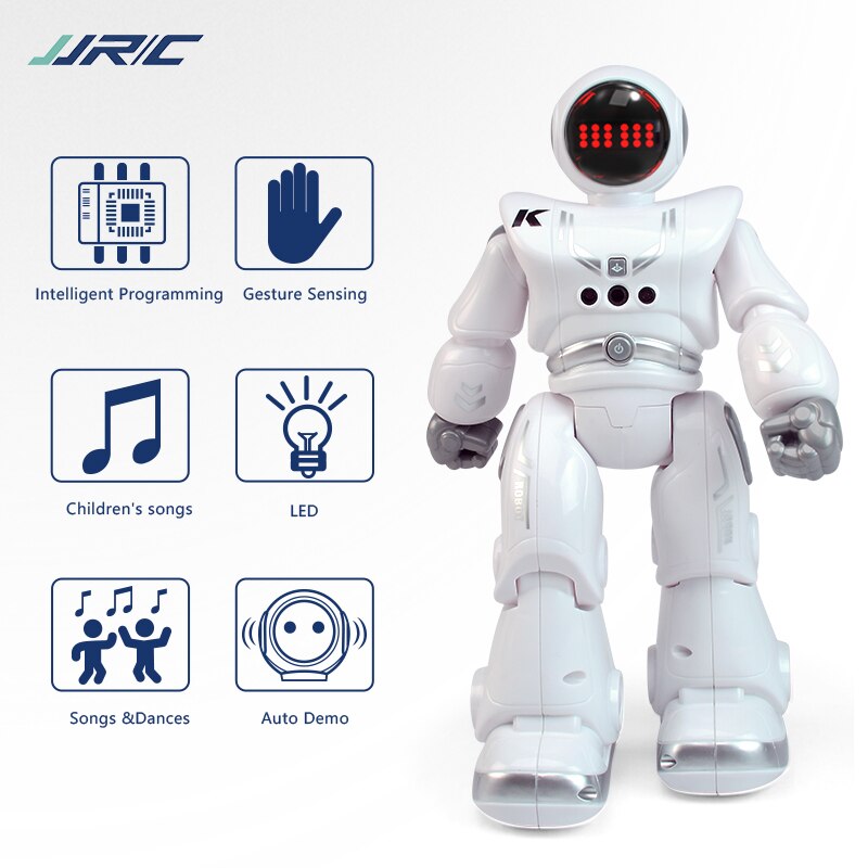Jjrc R18 Rc Robot 2.4G Intelligente Kinderen Afstandsbediening Speelgoed Programma Met Muziek Gebaar Sensing Actiefiguren Speelgoed Voor jongens