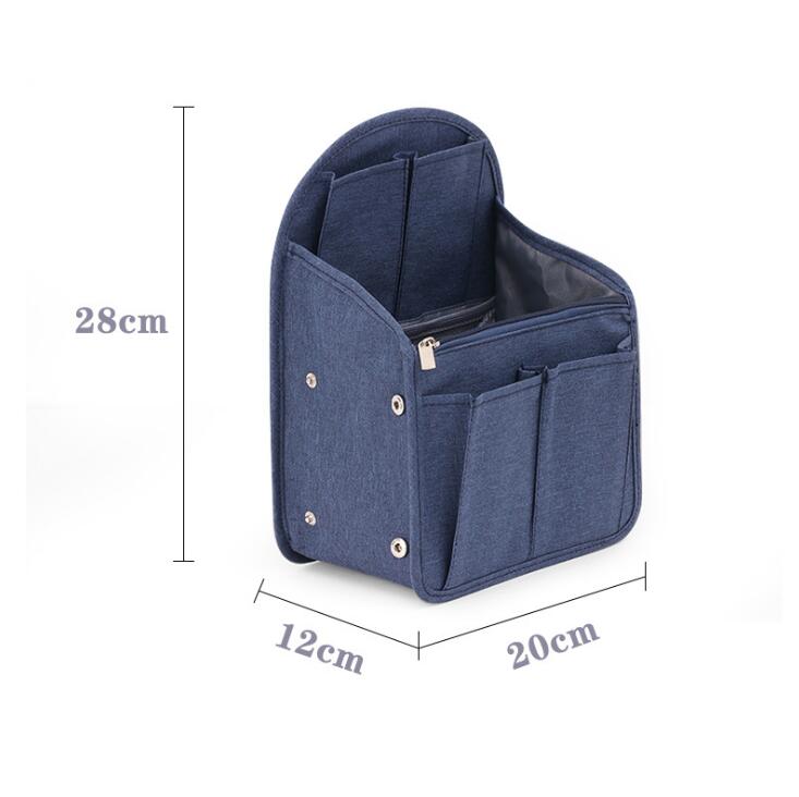 Organizador de mochila de viaje, inserto para mochila, bolsa de almacenamiento para mamás, bolsos grandes de hombro, bolso multibolsillo para organizar bolsas
