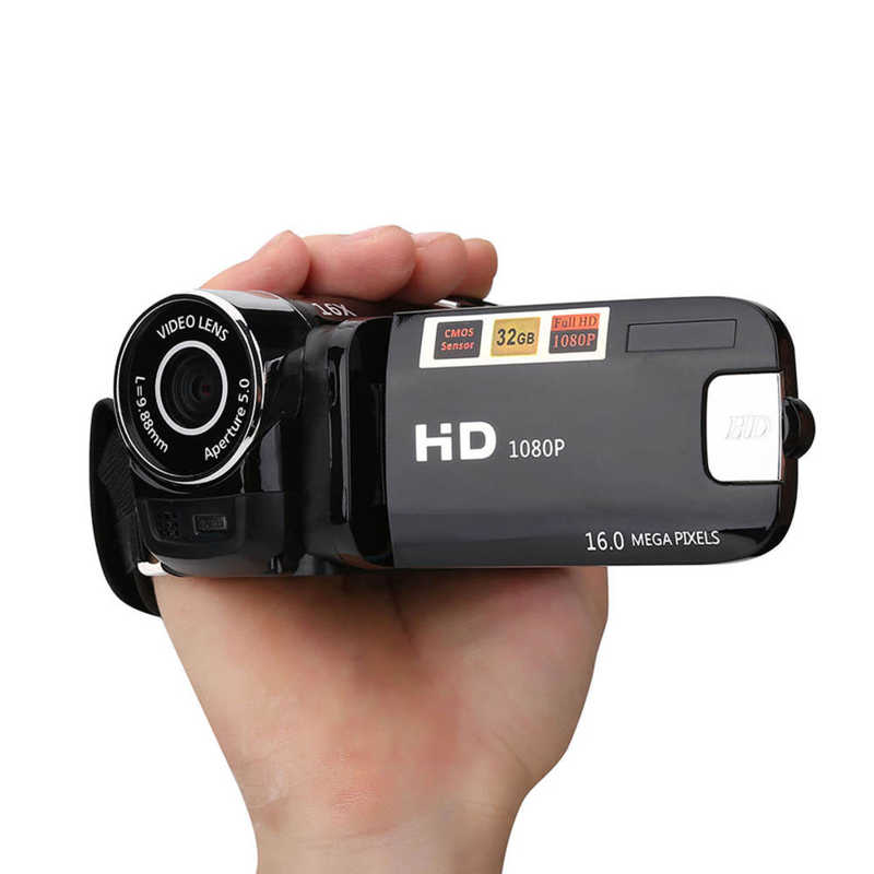 Schermo da 2.4 pollici videocamera HD 640x480 HD 16X videocamera DV digitale ad alta definizione videocamera Vlog per Picnic all'aperto per feste a casa