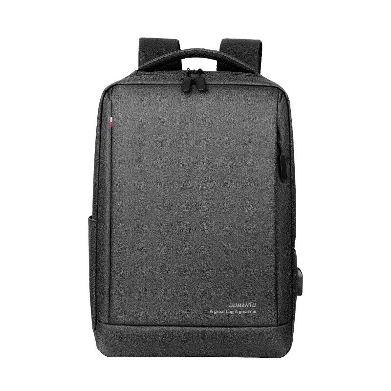 Laptop-rucksack mit großem fassungsvermögen, 15.6 zoll oxford-gewebe, diebstahlsicher, wasserdicht, ideal für geschäftsreisen, herren, multifunktional, mit usb-ladefunktion: Grau