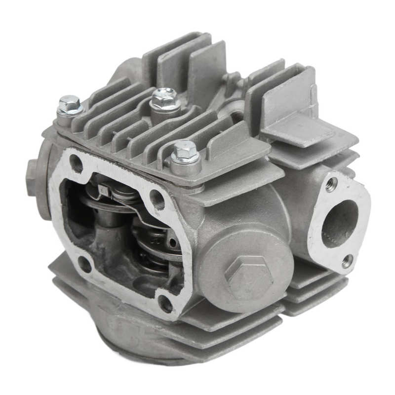Cylinder Head Assembly Engine Cylinder Assembly 52.4mm/2.06in for 4 Stroke 110cc Chinese ATV Go Karts Scooter