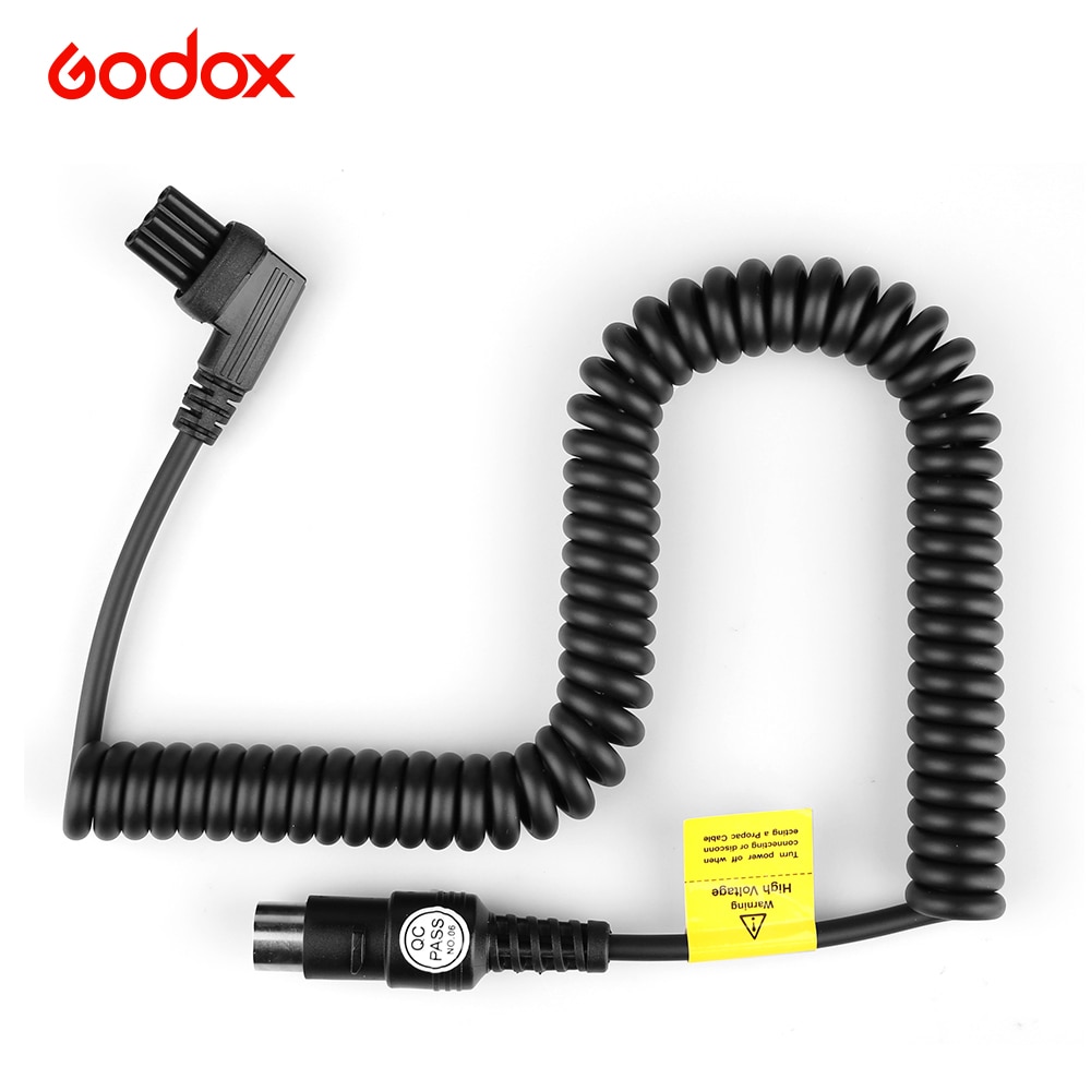 Godox nx conector cabo de alimentação para pb820 pb960 flash power pack para nikon speedlite