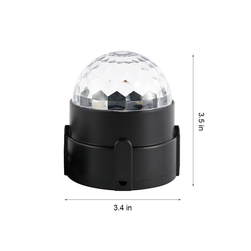 Party Licht Disco Bal Roterende Sound Activated Strobe Stage Lamp Voor Verjaardag Dj Soundlight Led Disco Licht Met Afstandsbediening