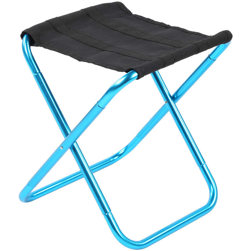 Mini visstoel, lichtgewicht, draagbaar en opvouwbaar, visstoel van aluminiumlegering, opvouwbare kampeerstoelen, wandelstoel