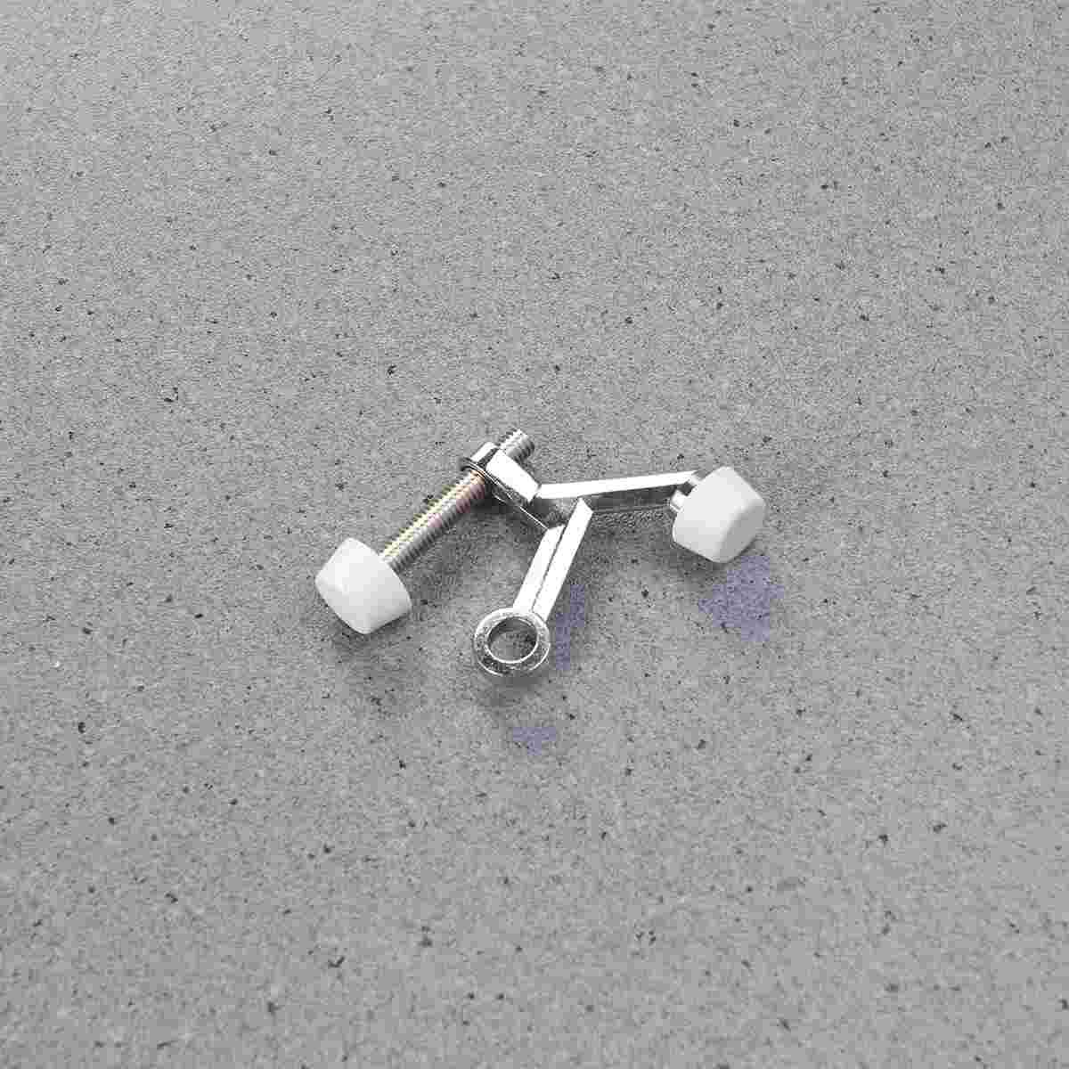 6 Pcs Rubber Hinge Pin Zinc Alloy Heavy Duty Door Stop Door Bumpers for Hinged Doors