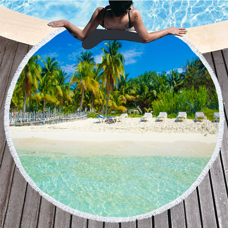 Badlakan strandhandduk rund strandhandduk recznik plazowy strandlaken toalla playa serviette de plage toalha de praia havlu