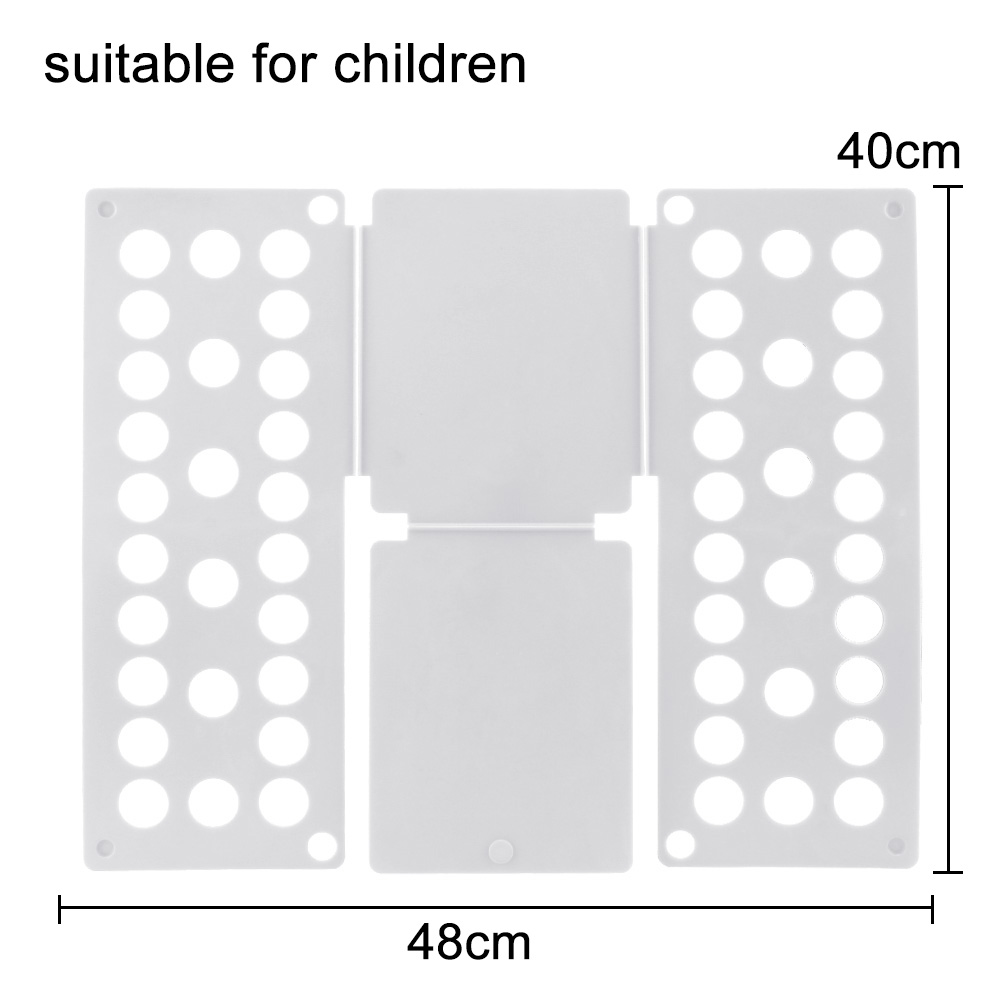 T-Shirts Jumpers Organizer Opvouwbare Huis Opslag Snelle Kleding Opvouwbare Board Houder Tijd Kinderen Magische Kleding Map: WHITE