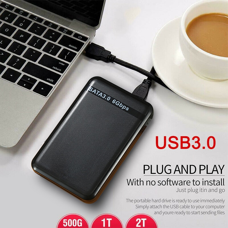 External Hard Drives 1TB 2TB Hard Disk 500GB Storage Devices Plug And Play USB 3.0 External HD Hard Disk for Windows 10 8 7