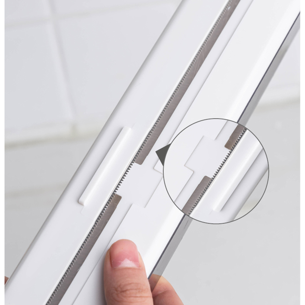 Magnetisk cling wrap dispenser rullfodral plastfolie dispenser skärare konserveringsmedel filmlåda kökstillbehör mat plast