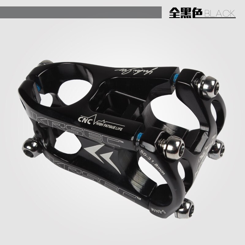 KRSEC MTB Mountainbike Stem CNC Radfahren Lenker Fahrrad Vorbauten Kreuz Land Rennrad Zubehör 31.8*28.6*50mm
