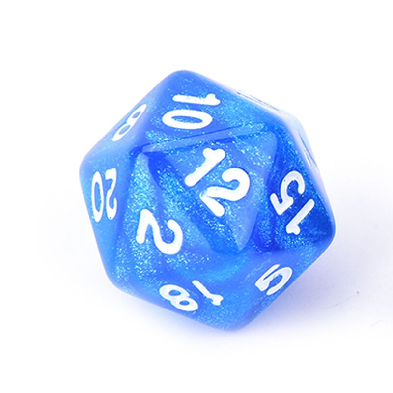 1 Pcs 20 Sided Dice Color Random D20 Polyhedral Various Sculpture Digital Dices For Bar Pub Club Party Games Accessories: Default Title