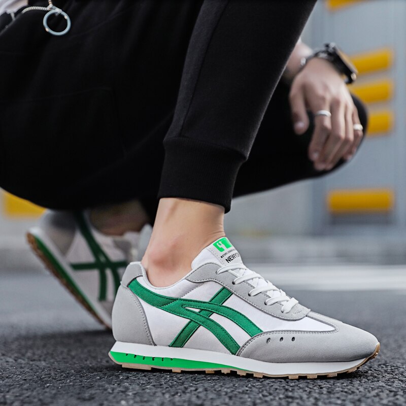 Man golfsneakers hvid beige udendørs forår sommer åndbare golfsko herre lette atletiske sneakers