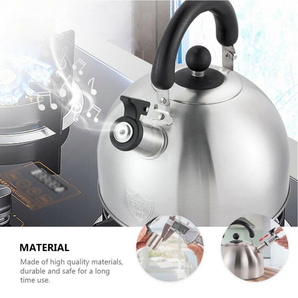 Steel Kettle Whistle Nozzle Water Boiling Flute Nozzle Water Kettle Kitchen Spout Self Accessories Alarm Sounding U7a7