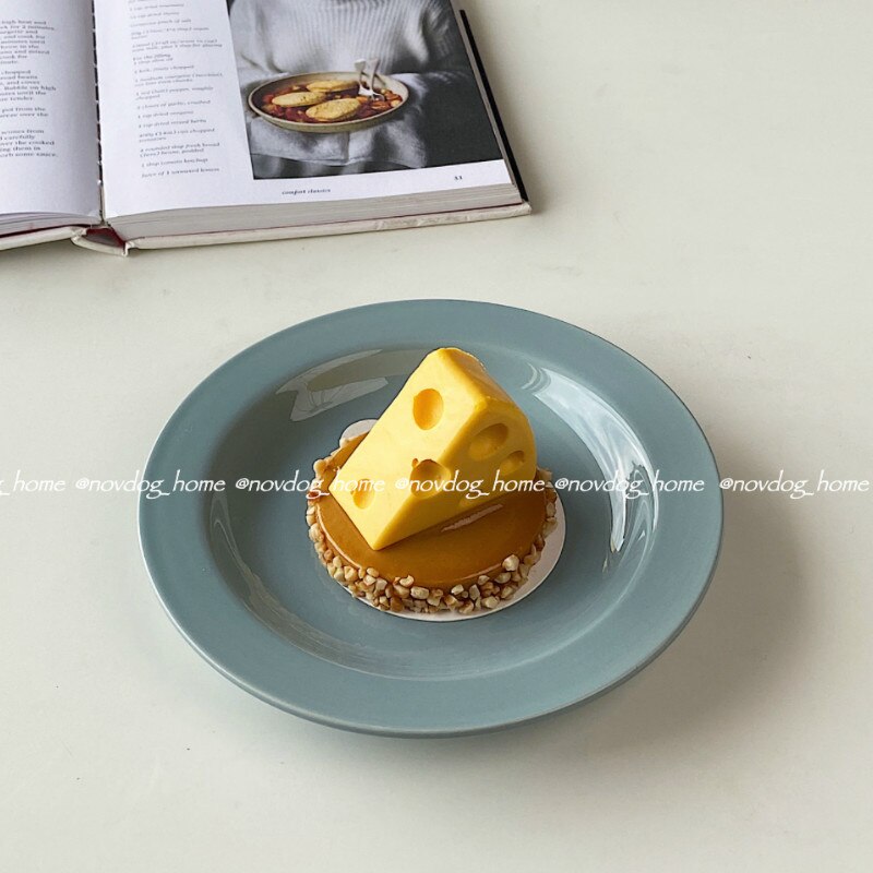Dessert Serving Plate Decorative Cake Colorful Ceramic Sushi Nordic Plates Cute Snack Borden Servies Kitchen Supplies DE50CP