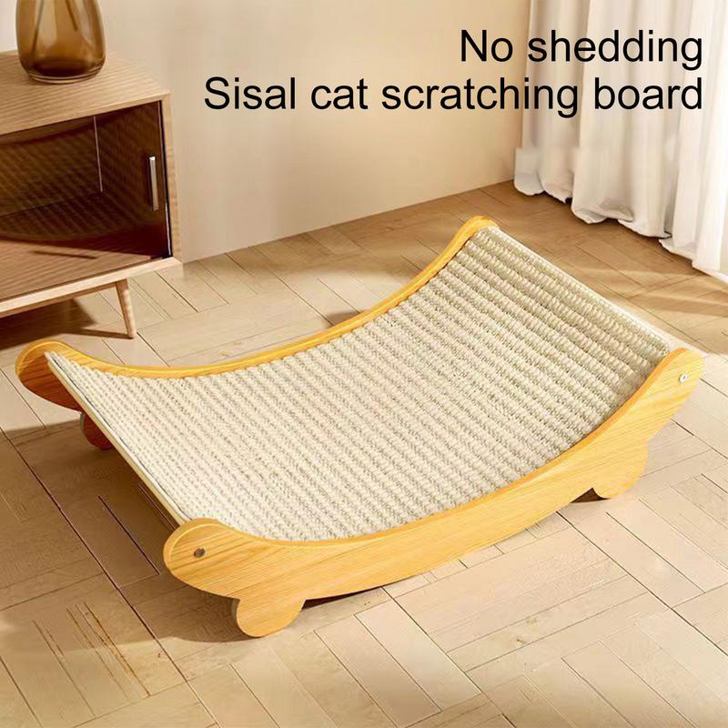 Rascador de Sisal para gatos, tablero rascador portátil para gatos, garra de molienda, juguetes para gatos, resistente al desgaste, poste rascador para mascotas, sillón reclinable para gatitos