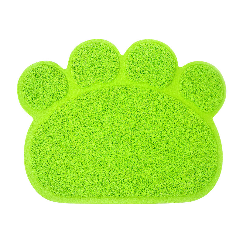 30*40cm PVC ground claw cat foot mat Rectangular cat litter mat Cat and dog friction foot mat Sleeping mat non-slip and waterpro: green