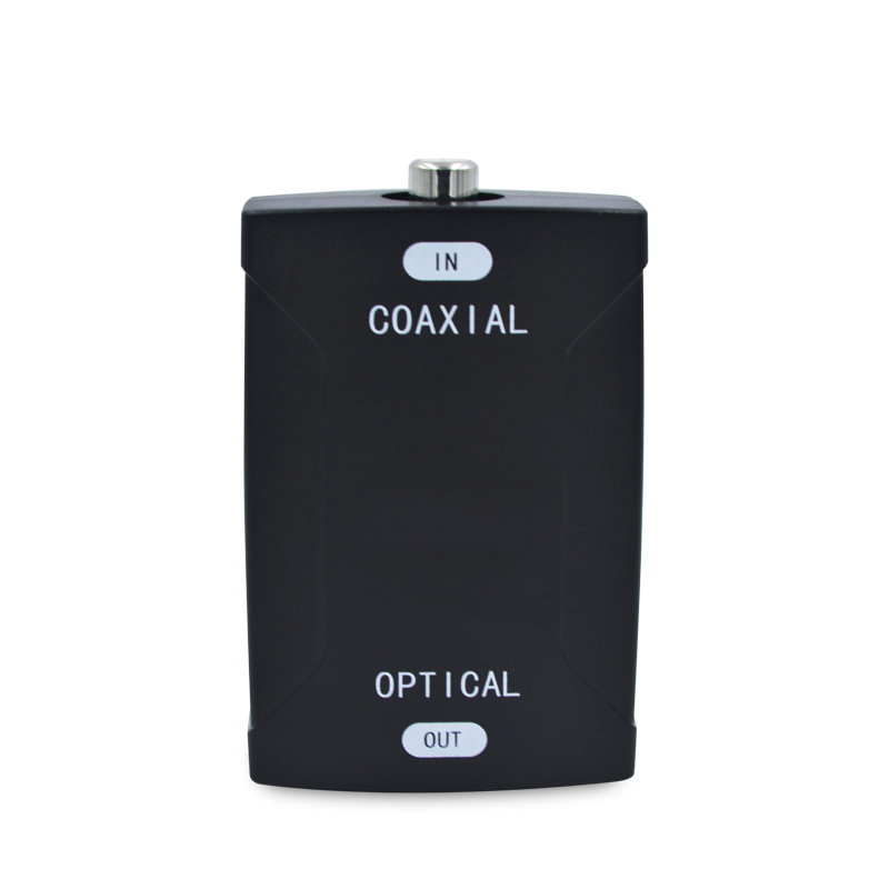 Digital Coax Coaxial RCA to Optical TOSlink SPDIF Digital Audio Converter Adapter Support Dolby AC-3,Dolby 5.1 and DTS Sound