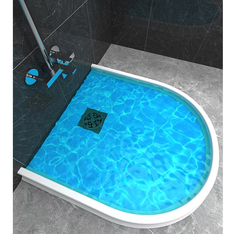 6 Size Badkamer Water Stopper Water Partitie Droge En Natte Scheiding Flood Barrier Rubber Dam Silicon Water Blocker Niet slip