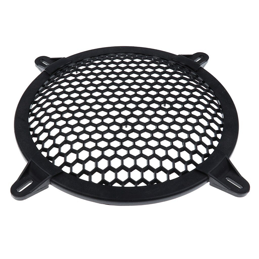 Universal Car Plastic Speaker Subwoofer Amplifier Cover Grill Mesh: 8 Inch