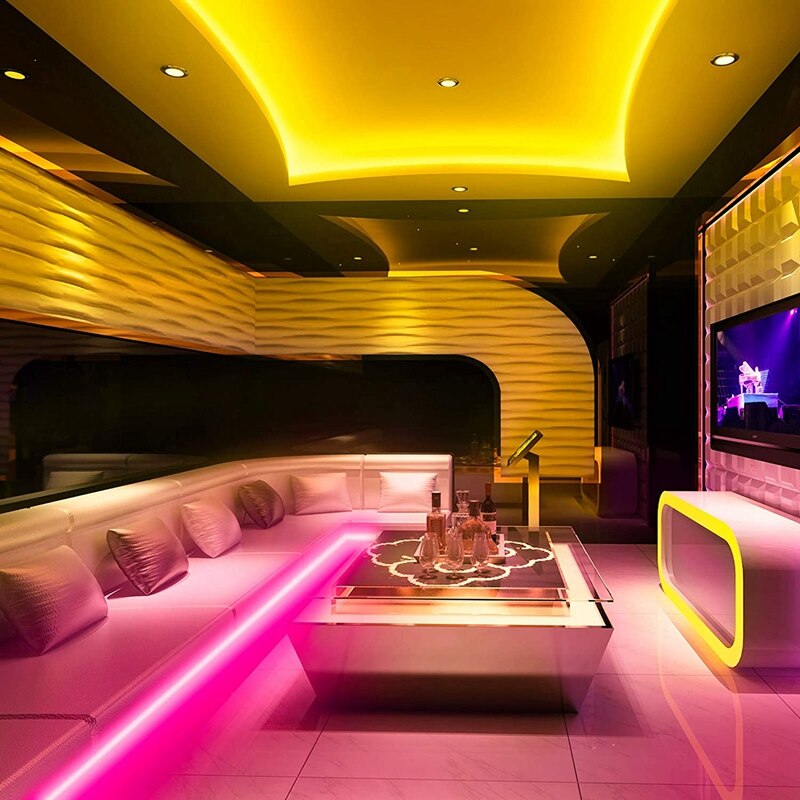 20M 3528 RGB LED Strip Light 1200Leds Waterproof Flexible LED Light Strip With 44 Key Remote For Halloween Christmas