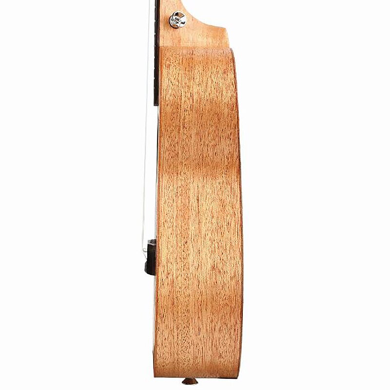 Ukelele de caoba de 23 pulgadas con 4 cuerdas de YAEL, diapasón de palisandro, guitarra acústica hawaiana, instrumento musical Rosevine