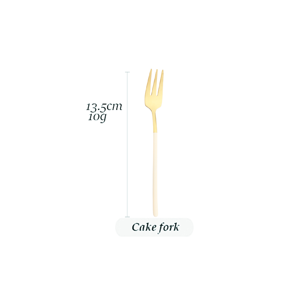 1Pcs Bestek Set 304 Rvs Kleurrijke Servies Set Lepel Mes Servies Set Zilverwerk Beige Goud Keuken Accessoires: Roze