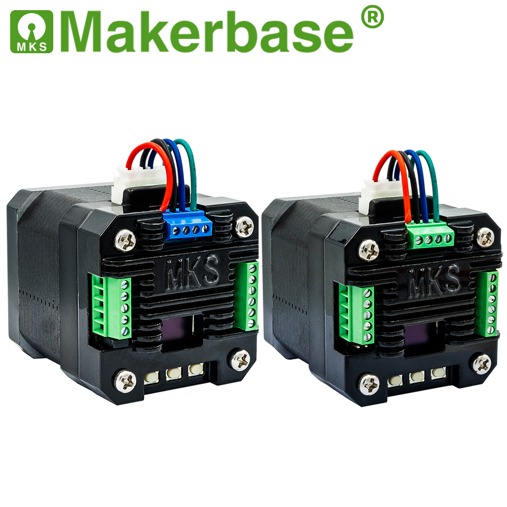 Makerbase mks servo 42d nema 17 lukket loop stepper motor driver cnc 3d printer til gen_l foc stille og effektiv