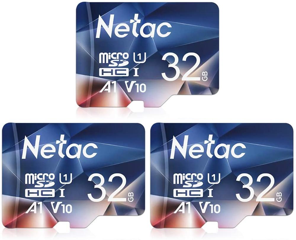 Netac Micro SD Card Memory Card Class10 TF Card 128GB 32GB 64GB 256GB 16GB 512GB Max 100Mb/s SD/TF Flash Card for phone and PC: 32GB 3PC