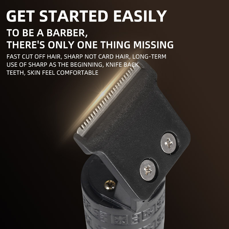 Haarschnitt-Rasierer für Männer, wiederaufladbarer Clipper-Rasierer für Erwachsene, elektrischer Vintage-Clipperrasierer für Zuhause, USB-Aufladung, Friseursalon, Black Dragon
