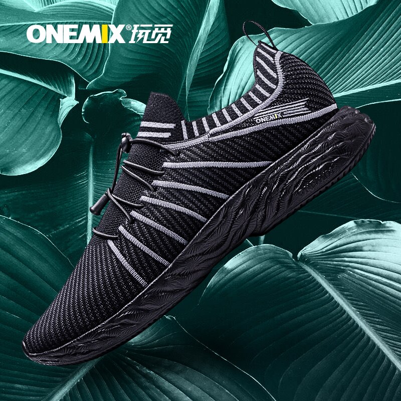 ONEMIX Men Trainers Running Shoes Slip On Mesh Wading Waterproof Breathable Training Women Sneakers Gym Fitness Sports