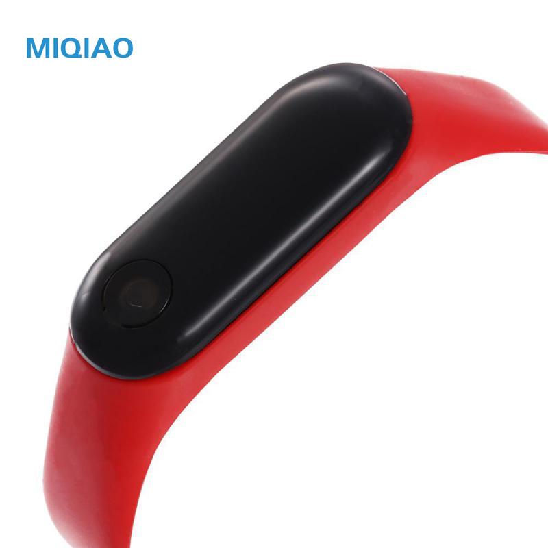Miqiao sportsur til børn børn led digitalt ur ultralet silikonerem teen dreng pige armbåndsur unisex  w184