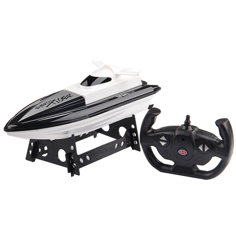 Bateau télécommandé à double moteur pour enfant, 2.4GHz, 4 ch