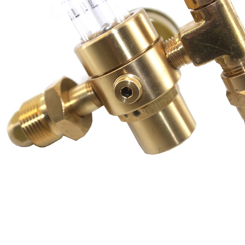 CO2 Argon Pressure Reducer Flow Meter Control Valve Regulator Reduced Pressure Gas Flowmeter Welding Flowmeter Weld Gauge