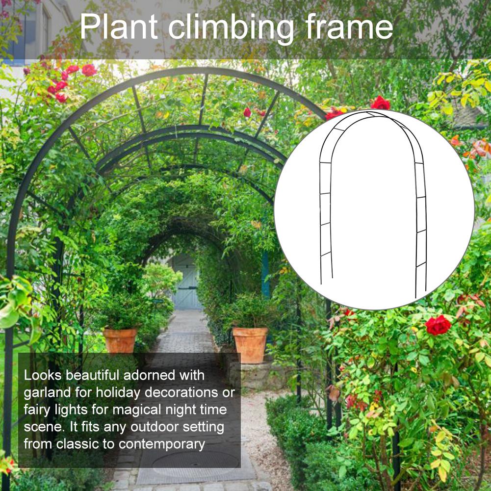 Arco decorativo de hierro para boda, soporte de flores, marco de escalada de plantas, Fondo de jardín, arco para boda, cumpleaños, decoración del banquete de boda