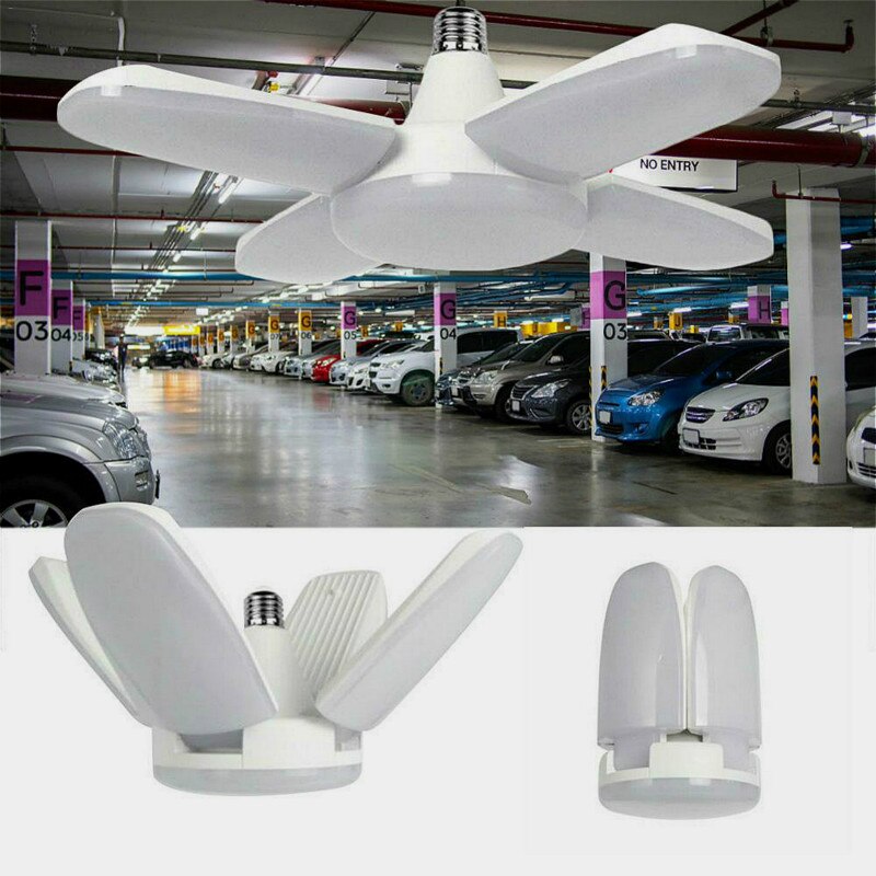 Superkirkas teollisuusvalaistus 80w e27 led tuuletin autotallin valo 6000lm 85-265v 2835 led high bay teollisuusvalaisin työpajaan